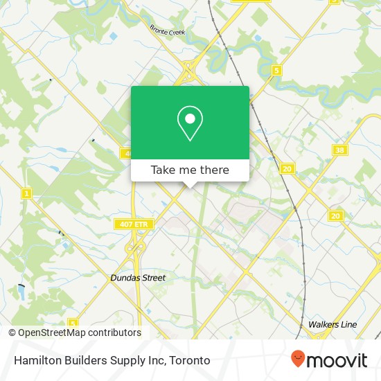 Hamilton Builders Supply Inc map