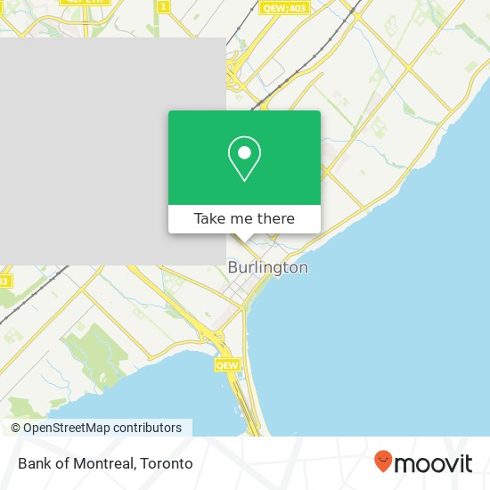 Bank of Montreal map