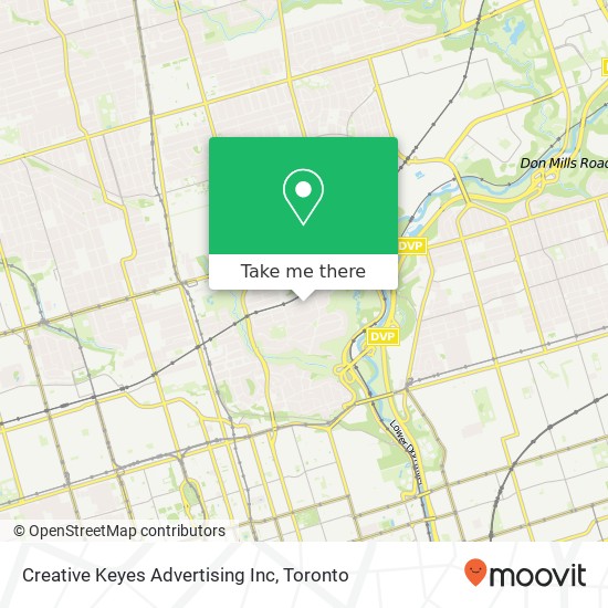 Creative Keyes Advertising Inc map