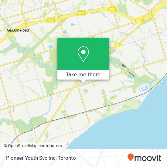 Pioneer Youth Svc Inc map