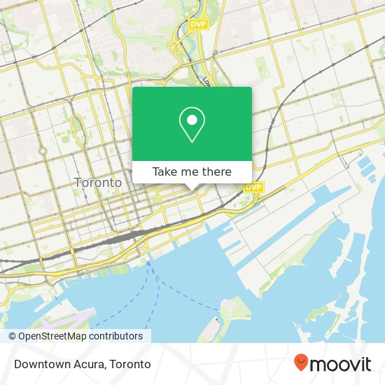 Downtown Acura map