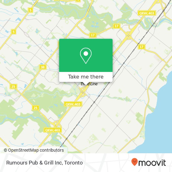 Rumours Pub & Grill Inc map