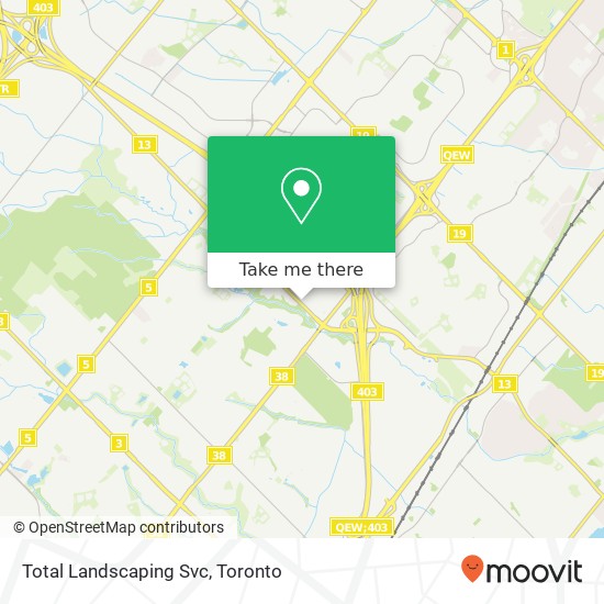 Total Landscaping Svc map