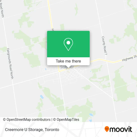 Creemore U Storage plan
