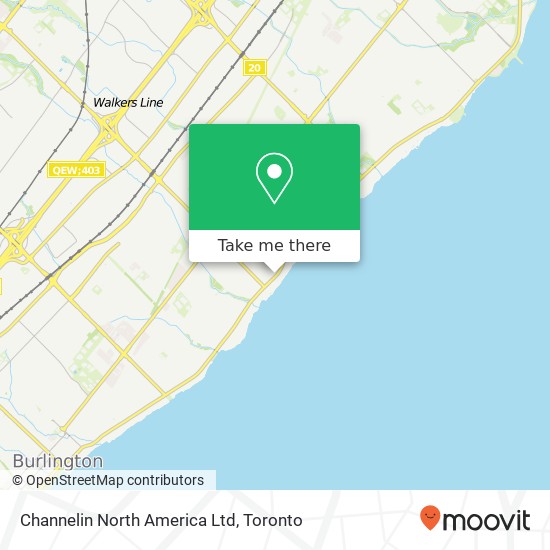 Channelin North America Ltd map