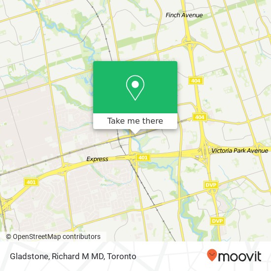 Gladstone, Richard M MD map