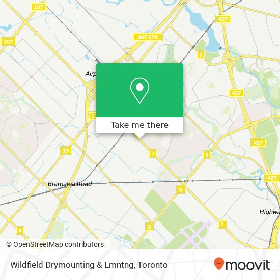 Wildfield Drymounting & Lmntng map