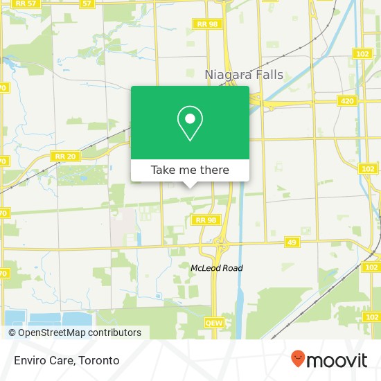 Enviro Care map