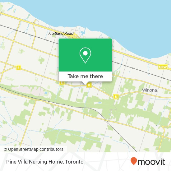 Pine Villa Nursing Home map