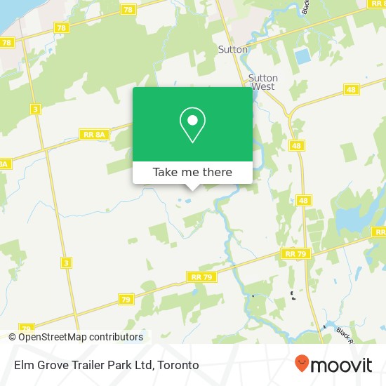 Elm Grove Trailer Park Ltd map