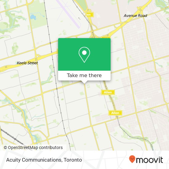 Acuity Communications map