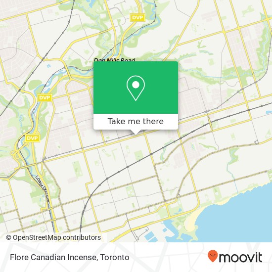 Flore Canadian Incense map