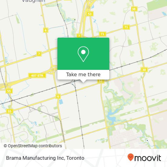 Brama Manufacturing Inc map