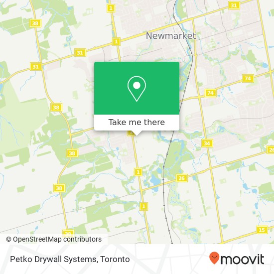 Petko Drywall Systems map