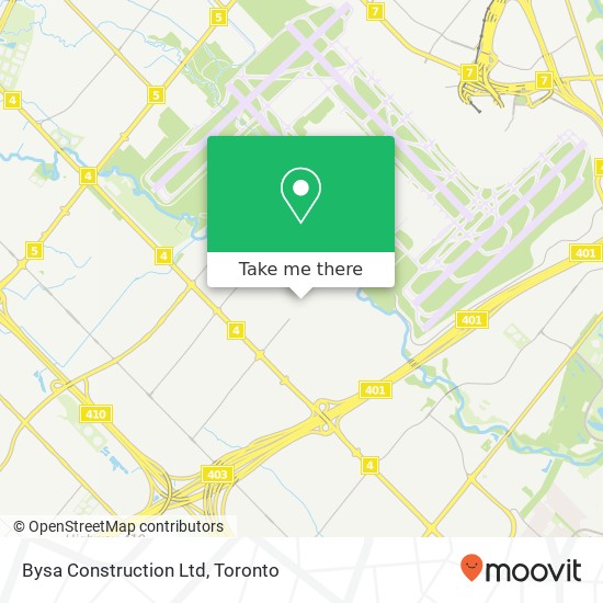 Bysa Construction Ltd map