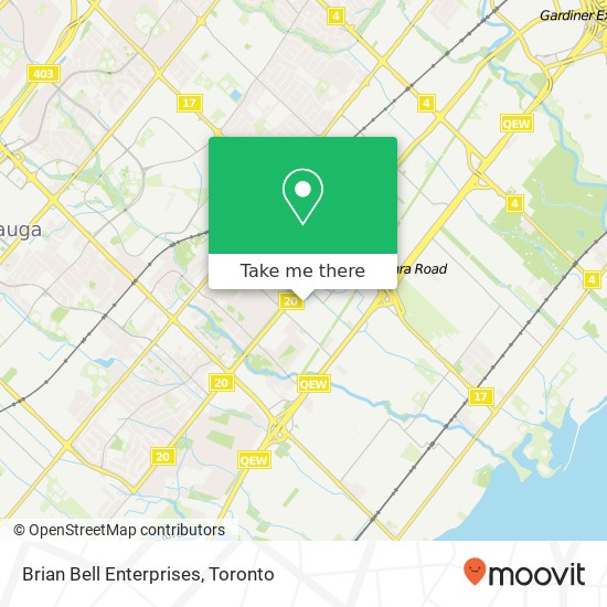 Brian Bell Enterprises map