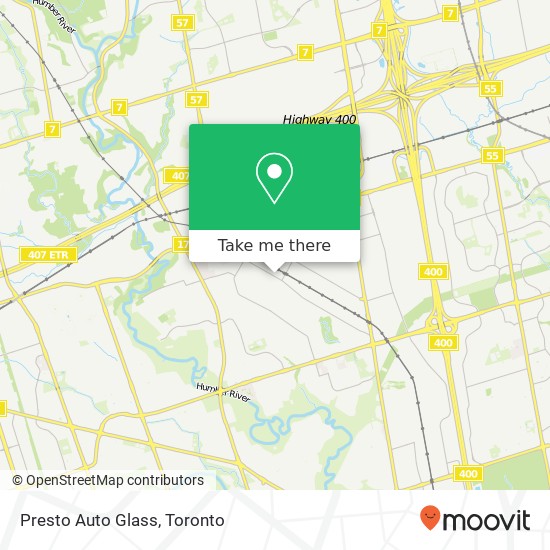 Presto Auto Glass plan