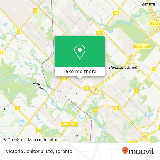 Victoria Janitorial Ltd map