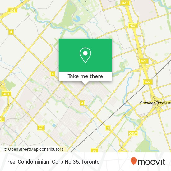 Peel Condominium Corp No 35 map