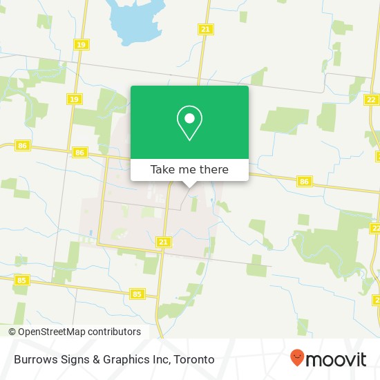 Burrows Signs & Graphics Inc map