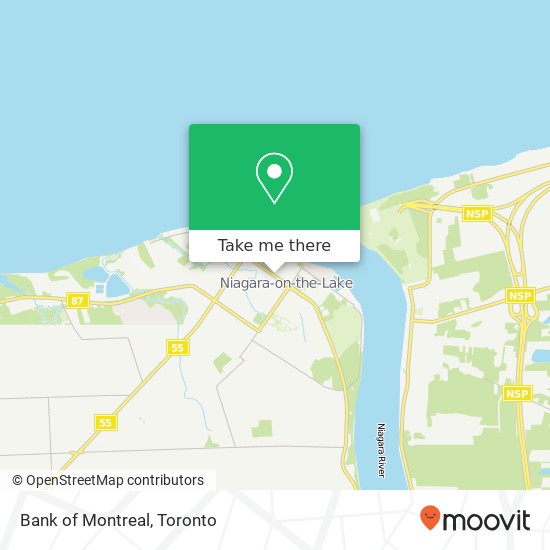 Bank of Montreal map