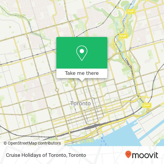 Cruise Holidays of Toronto map