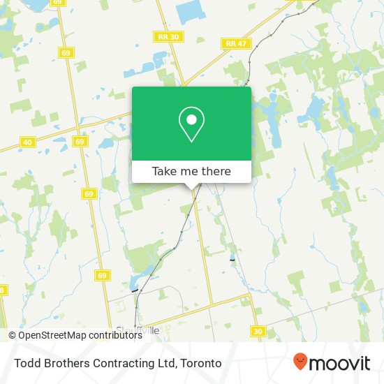 Todd Brothers Contracting Ltd map