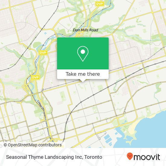 Seasonal Thyme Landscaping Inc map