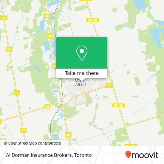 Al Dorman Insurance Brokers map