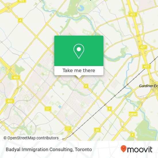 Badyal Immigration Consulting map