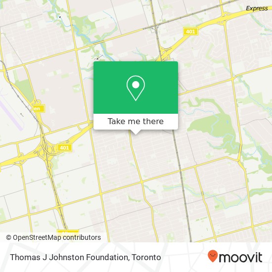 Thomas J Johnston Foundation map