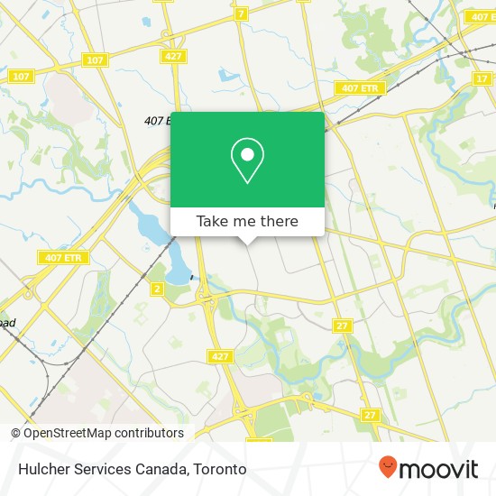 Hulcher Services Canada map