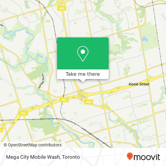 Mega City Mobile Wash map