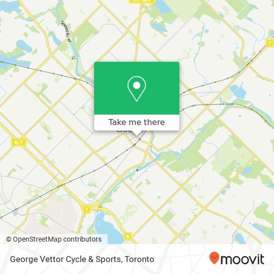 George Vettor Cycle & Sports map