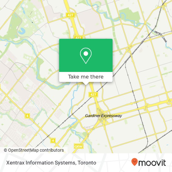 Xentrax Information Systems map