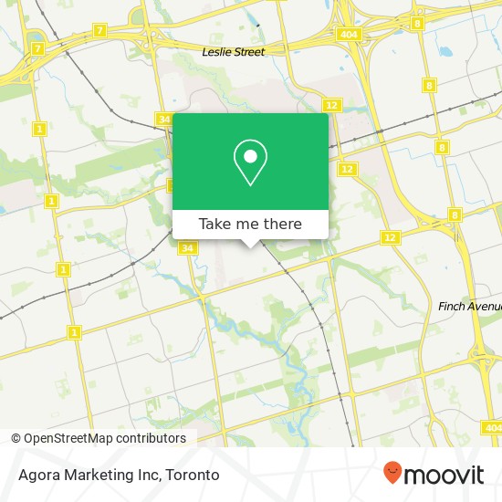 Agora Marketing Inc map