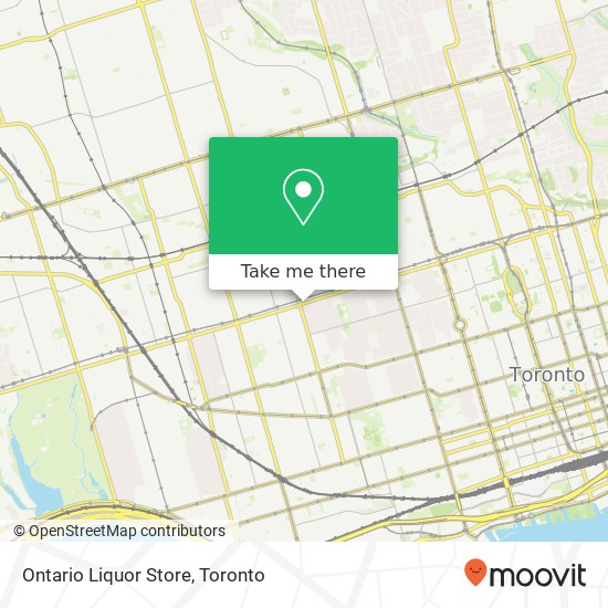 Ontario Liquor Store map