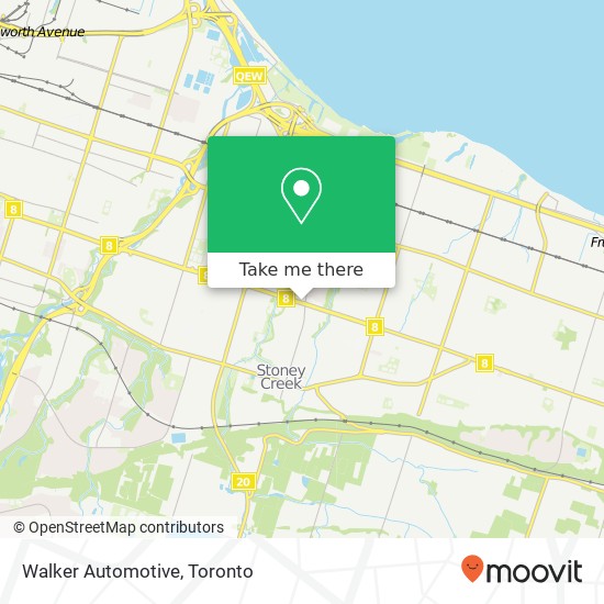 Walker Automotive map