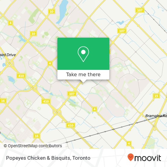 Popeyes Chicken & Bisquits map