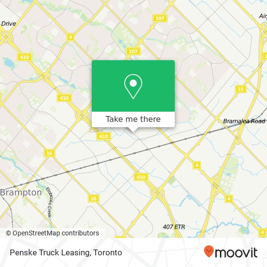 Penske Truck Leasing map