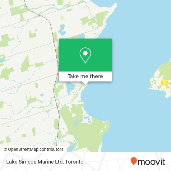 Lake Simcoe Marine Ltd map