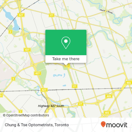 Chung & Tse Optometrists map