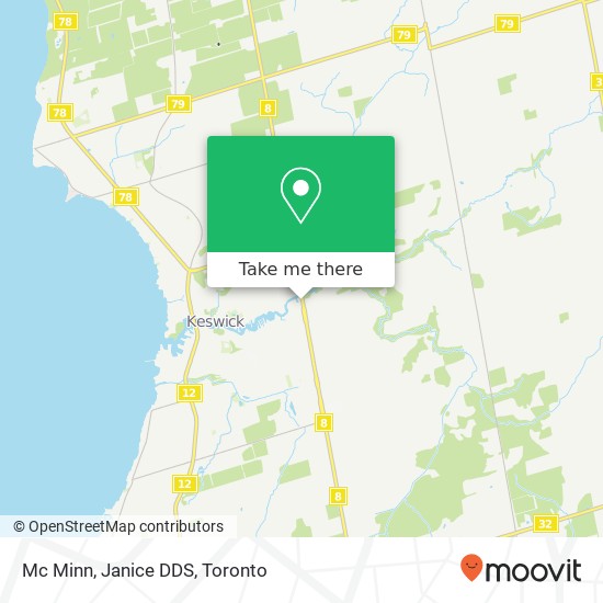 Mc Minn, Janice DDS map