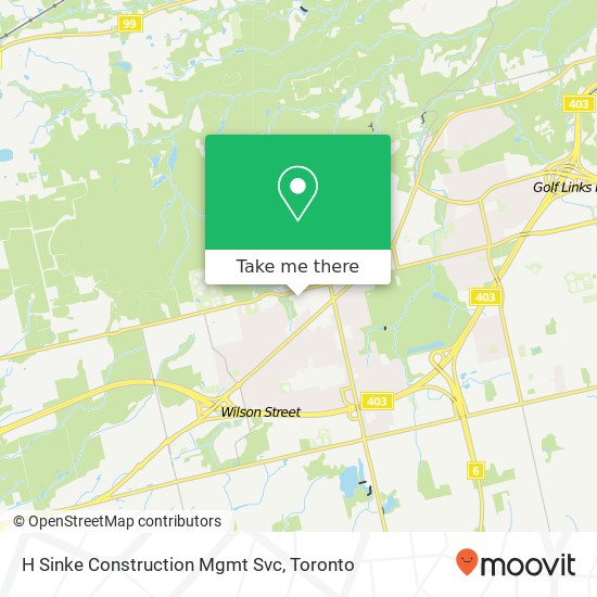 H Sinke Construction Mgmt Svc map