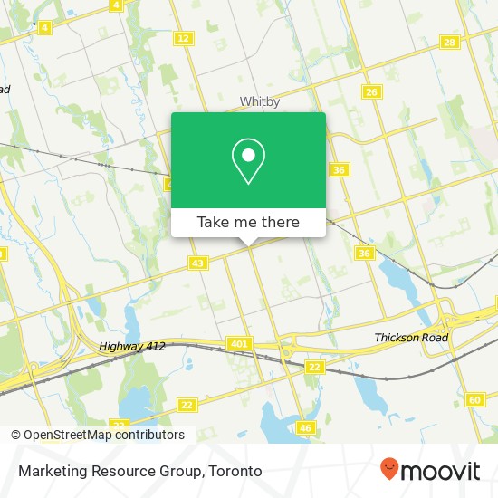 Marketing Resource Group map