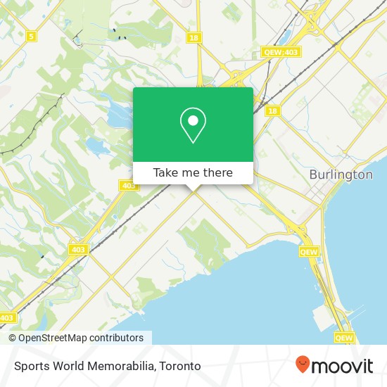 Sports World Memorabilia map