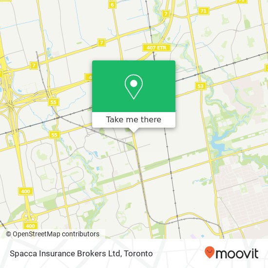 Spacca Insurance Brokers Ltd map