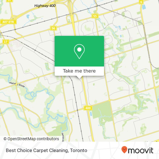 Best Choice Carpet Cleaning map
