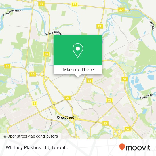 Whitney Plastics Ltd map