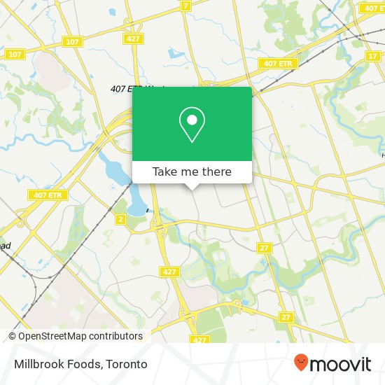 Millbrook Foods map